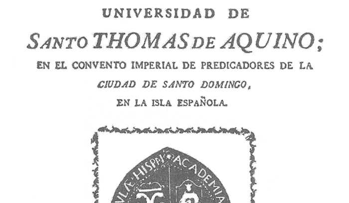 Estatutos de la Regia, y Pontificia Universidad de Santo Thomas de Aquino, for article on first university in the Americas