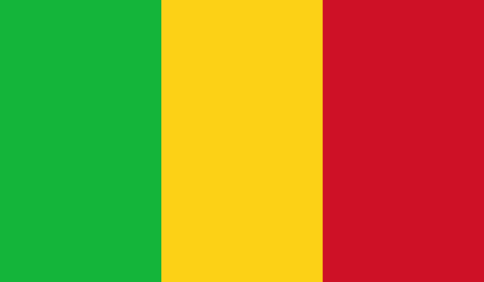 Flag of Mali, for article on Mali independence