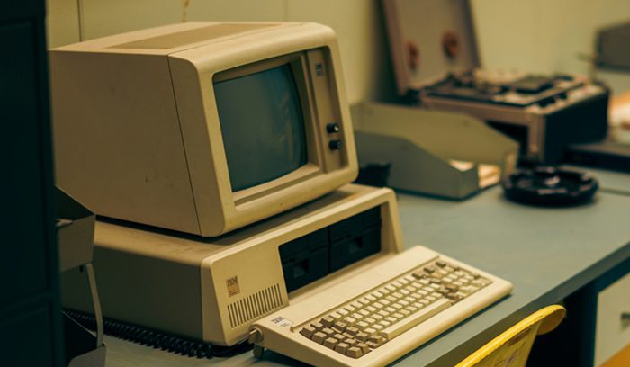 IBM computer, for article on MS-DOS launch