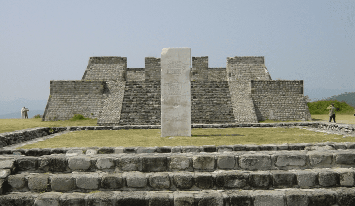 A pyramid in Xochicalco, for article on Xochicalco founding