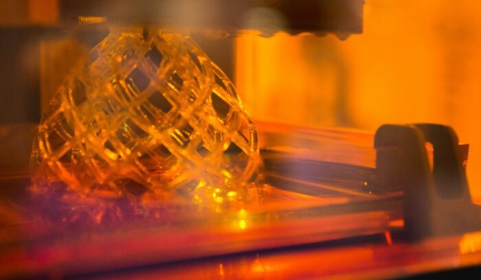 A stereolithography 3d printer, for article on stereolithography patent