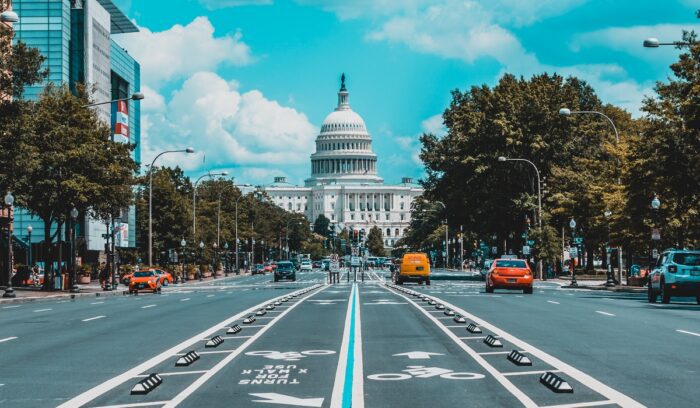 U.S. Capitol building in Washington DC where paid parental leave legislation is debated