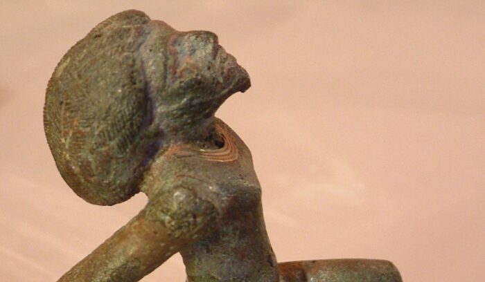 n statuette representing a Libyan Libu Berber, for article on Berber culture Maghreb