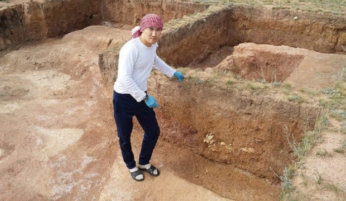 Ancient settlement at Botai, for article on horse domestication