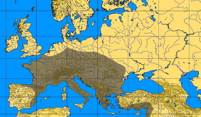 Aurignacian Territory, for article on Aurignacian culture