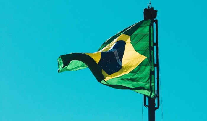 Brazilian flag, for article on Brazil's New Republic
