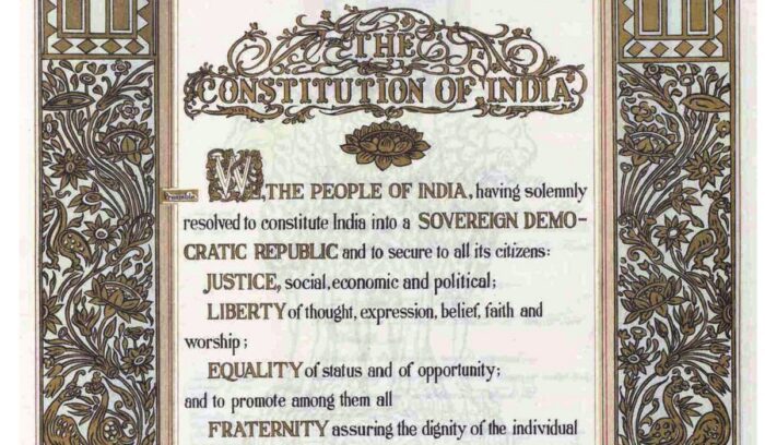 Constitution of India, for article on constitution of India