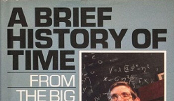 Cover of Stephen Hawking's A Brief History Of Time, for article on a brief history of time
