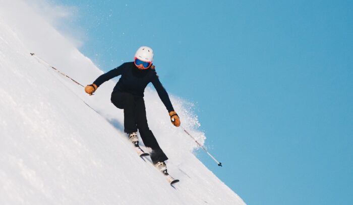 Downhill skiing, for article on Winter Olympics Chamonix