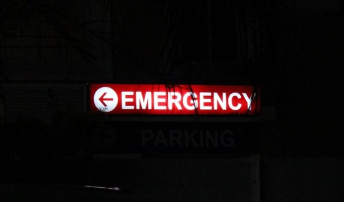 Emergency sign