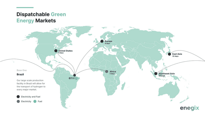Enegix Energy Green H2 map