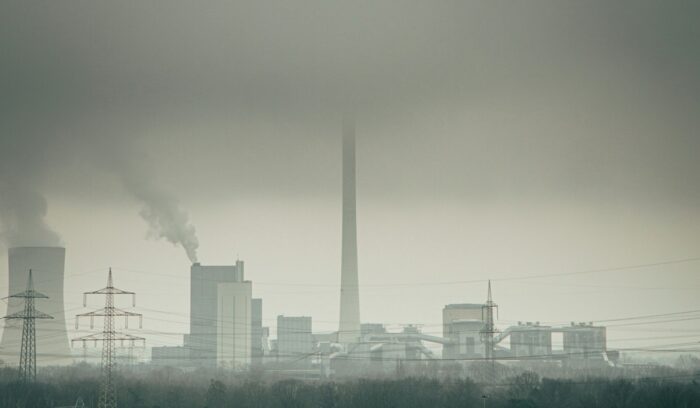 Facility production thick air pollution, for article on Slovakia coal phaseout