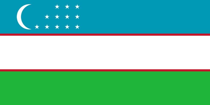 Flag of Uzbekistan, for article on Uzbekistan independence