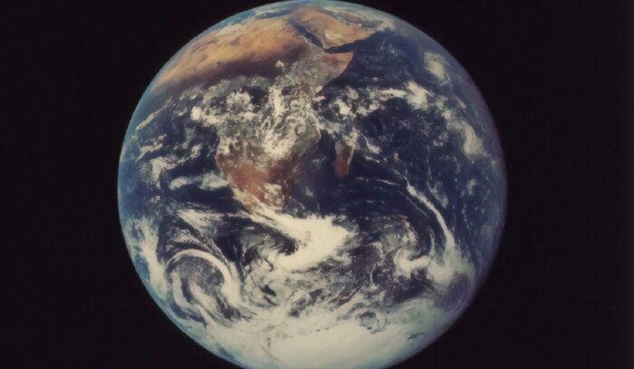Full disk view of Earth representing global efforts under the Paris Climate Agreement