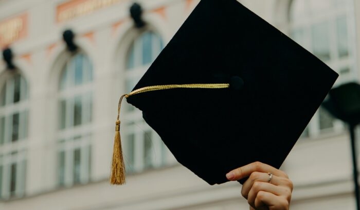 Graduation cap, for article on federal student loans