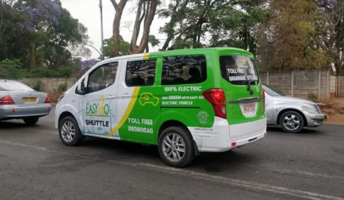 Harare airport all-electric shuttle