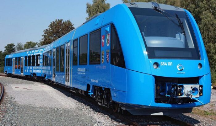 Hydrogen train, for article on hydrogen-powered trains