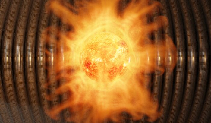 Illustration of the concept of nuclear fusion|d c e z