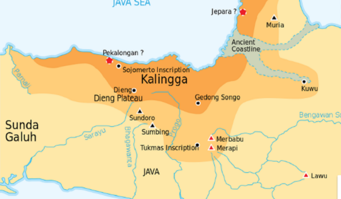 Kalingga Kingdom map