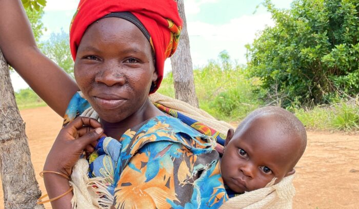 Kenyan mother and baby