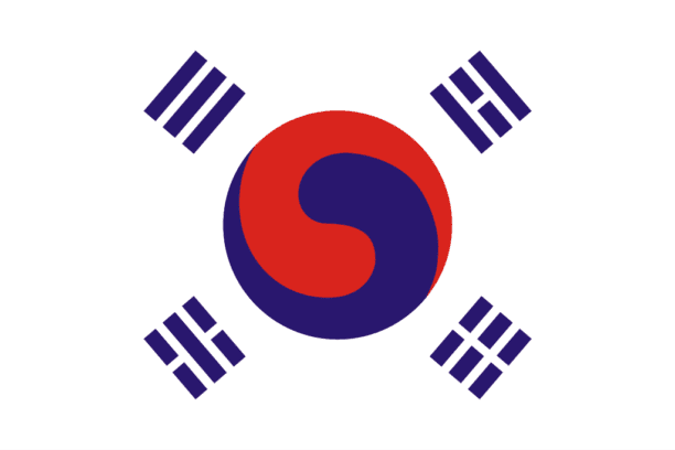 Korea Empire flag, for article on Korean Empire proclamation