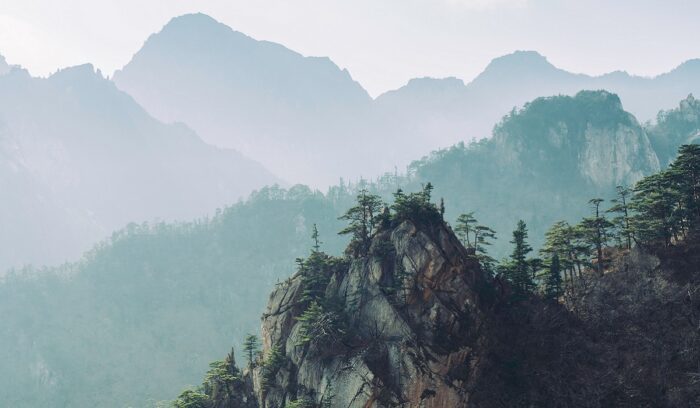 Korean landscape, for article on homo sapiens korean peninsula