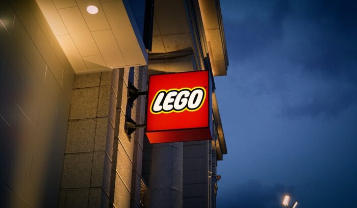 LEGO store sign