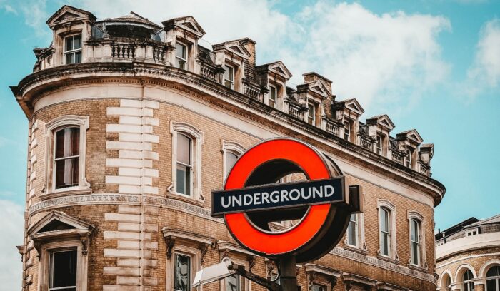 London Underground signage, for article on london underground history