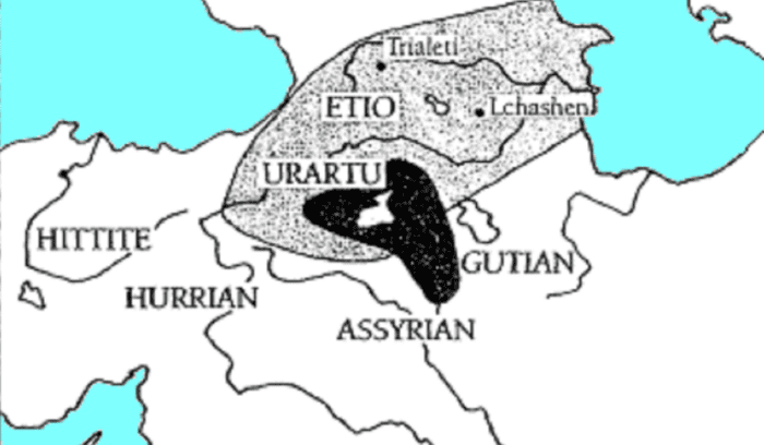 Map of Kuro-Araxes culture, for article on Kura–Araxes culture