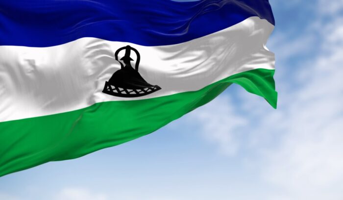 National flag of Lesotho