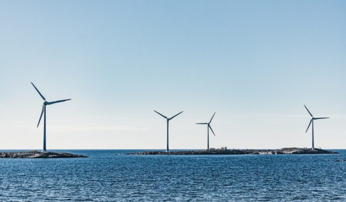 Offshore wind turbines, for article on U.S. offshore wind farm
