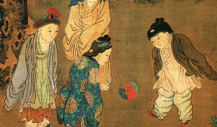 image for article on ancient Chinese football
