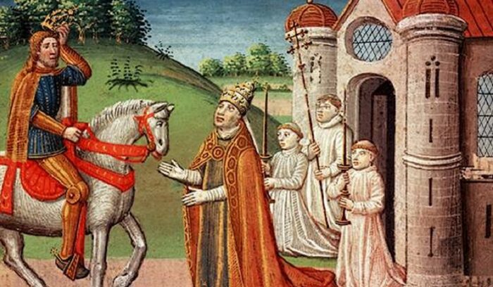 image for article on Charlemagne crowned emperor