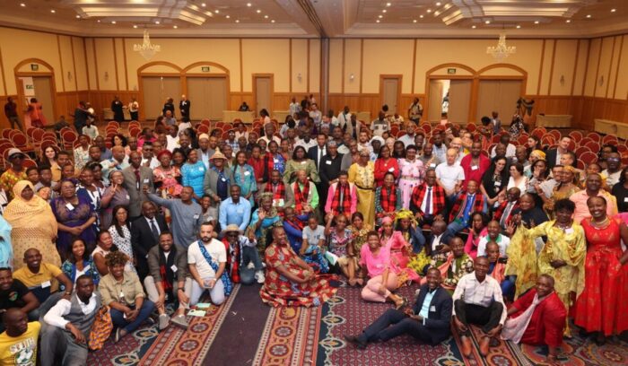 Participants at the Indigenous Peoples’ and Local Communities’ Conservation Congress, for article on community-led conservation