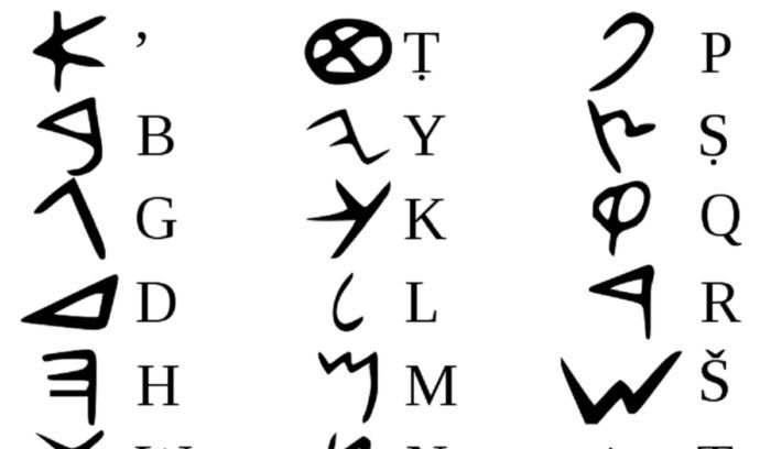 Phoenician alphabet, for article on Phoenician alphabet