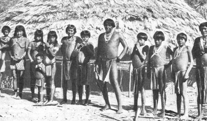 Photo of Arawak people, for article on Taíno settlement Jamaica