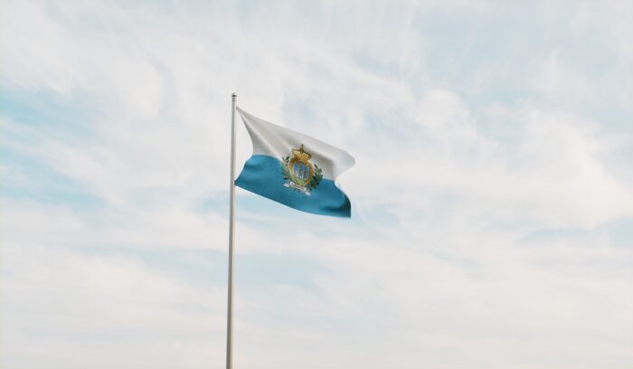 San Marino flag, for article on San Marino constitution