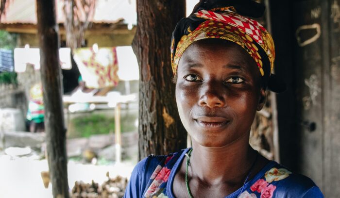 Sierra Leone woman, for article on child marriage ban
