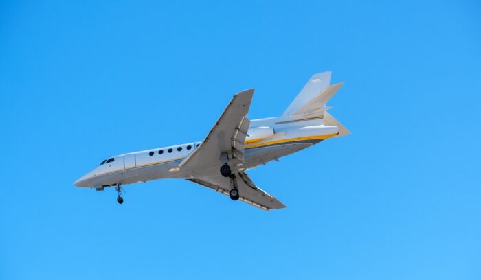 Small airplane, for article on sustainable aviation fuel