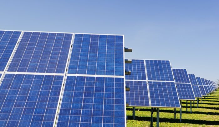 Solar farm, for article on U.S. solar supply chain