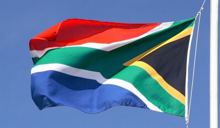 South African flag, for article on South Africa Climate Change Act