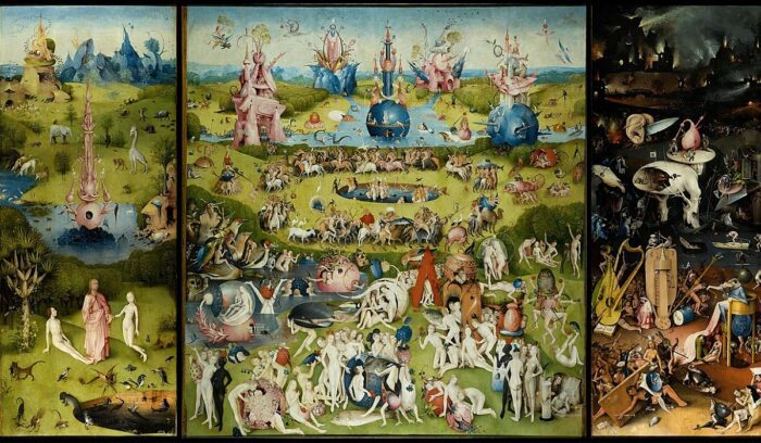 The Garden of Earthly Delights by Hieronymus Bosch, for article on hieronymus bosch painting