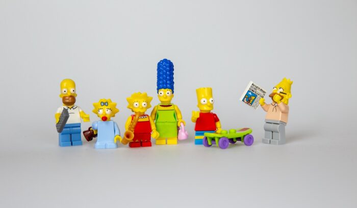 The Simpsons Legos, for article on the simpsons debut