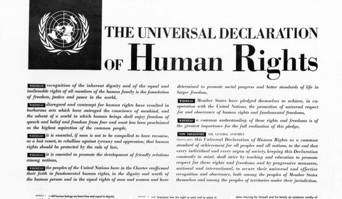 The universal declaration of human rights 10 December 1948, for article on universal declaration of human rights