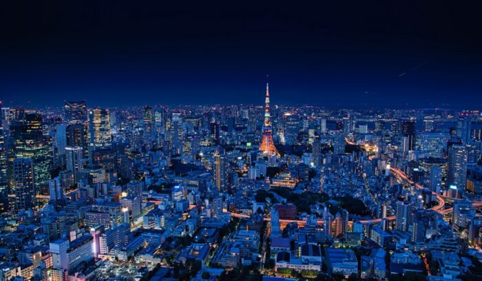 Tokyo at night