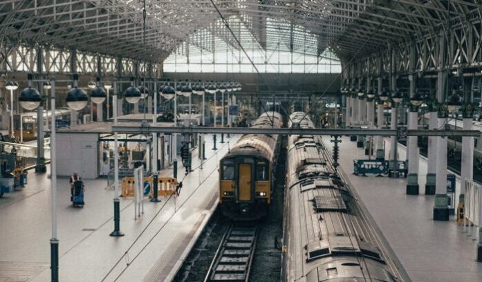 Train station inside