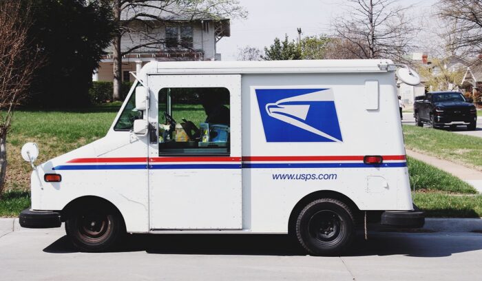 USPS mail truck