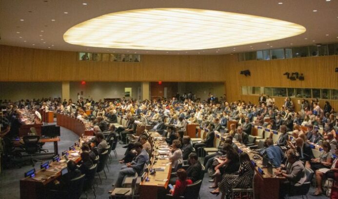 United Nations assembly, for article on nuclear nonproliferation treaty