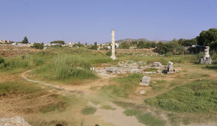 View of the site of the Temple of Artemis, for article on temple of artemis