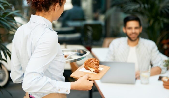 Waitress serving|jay wennington unsplash